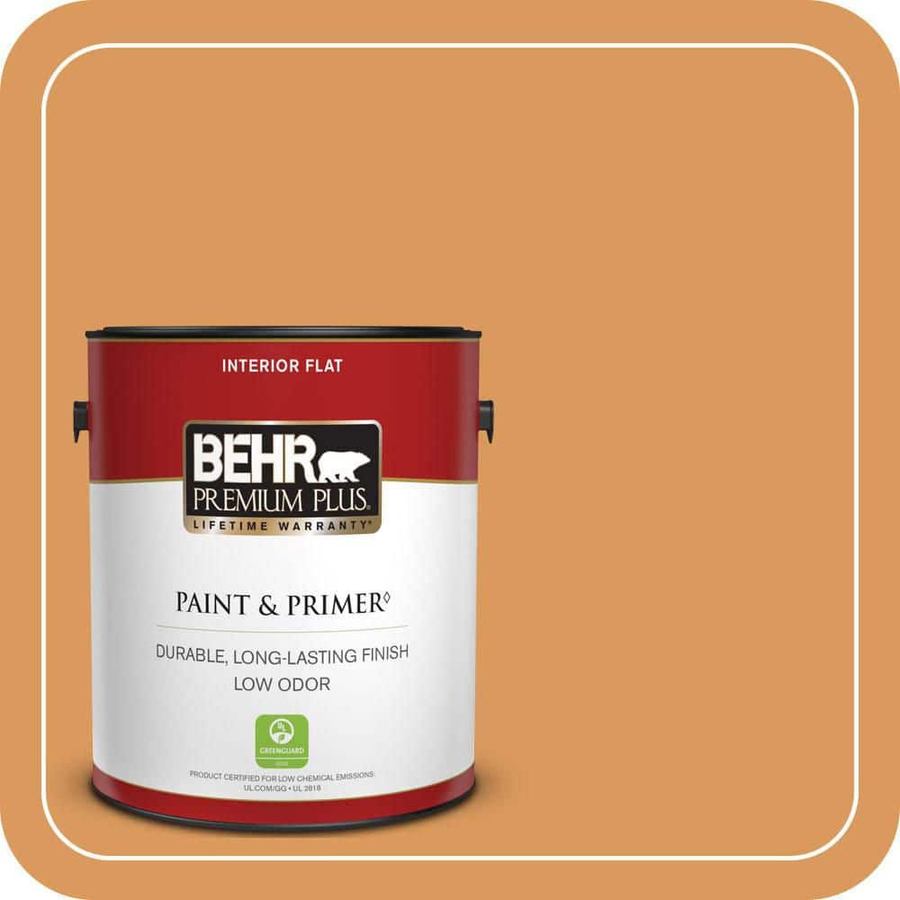 1 gal. #M240-6 Stunning Gold Flat Low Odor Interior Paint & Primer price history on PriceWatchPro