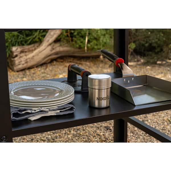 Nexgrill Daytona 2 Burner Propane Gas Griddle in Black with PVC