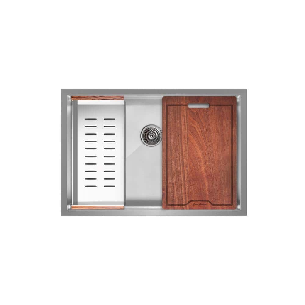 Rivage 30 x 19 Stainless Steel Single Basin Undermount Sink