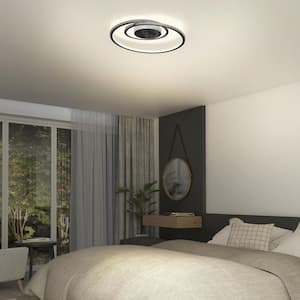 Salto 14 in. 1-Light Modern Chrome Integrated LED 3 CCT Flush Mount Ceiling Light Fixture for Kitchen and Bedroom