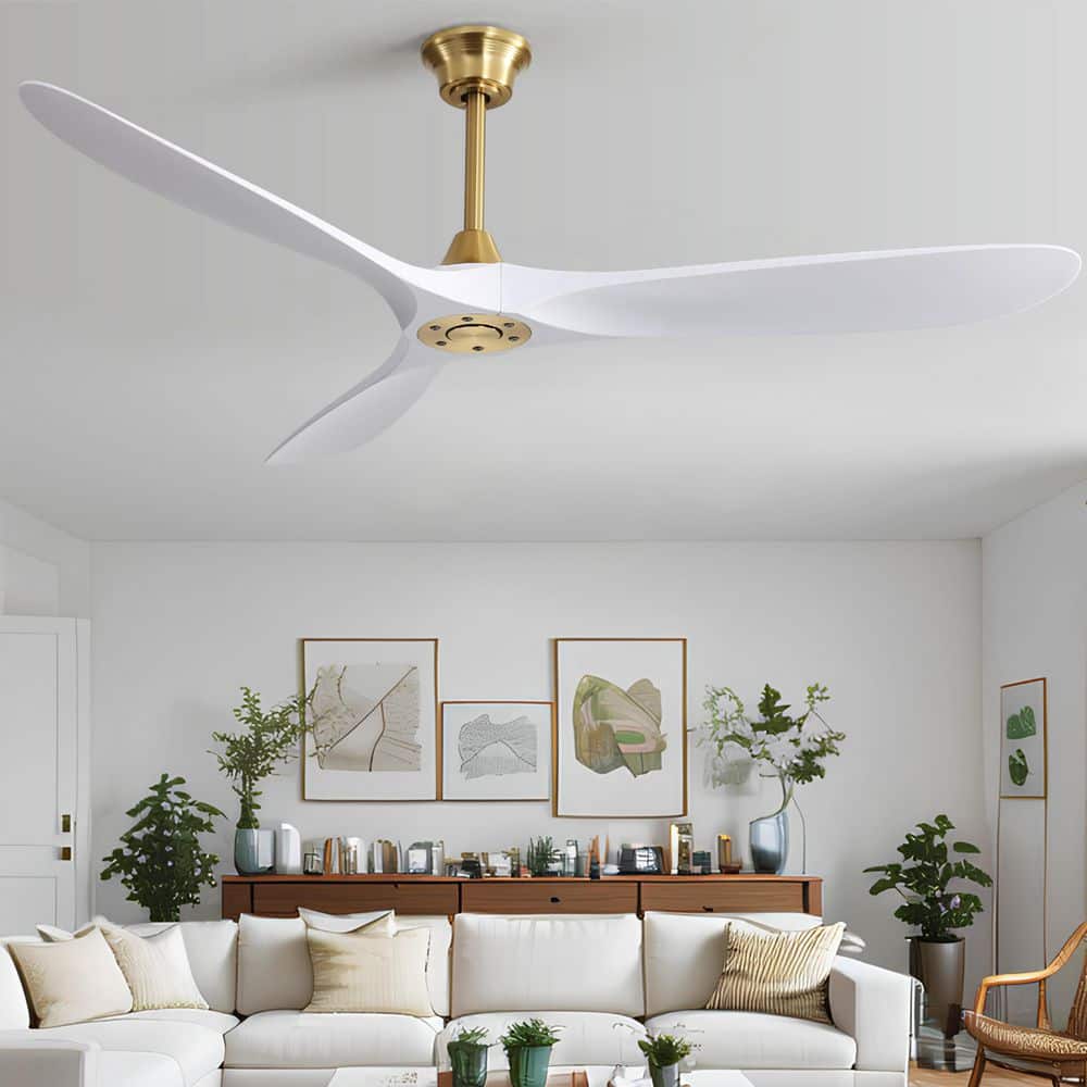 60 in. Smart Indoor Modern ABS Ceiling Fan With 6 Speed Smart Remote Contro