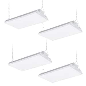 1.4 ft. 115-Watt 17,000-Lumens Integrated LED Dimmable White Compact Size Linear High Bay Light 4000K/5000K (4-Pack)