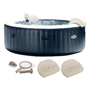 PureSpa Plus 6-Person Portable Inflatable Hot Tub with Accessory Kit and 2 Seat Spas