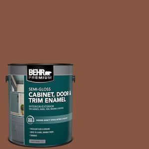 1 gal. #S210-7 October Leaves Semi-Gloss Enamel Interior/Exterior Cabinet, Door & Trim Paint