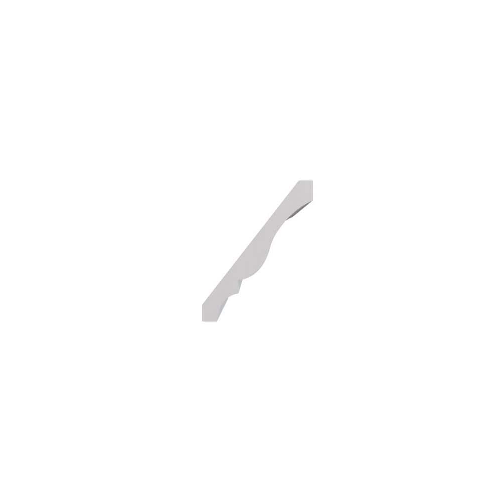 White Finger-Joint Pine Crown Moulding 96" Length