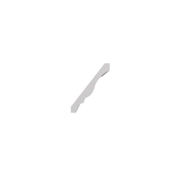 Ekena Millwork WM48 0.56 in. D x 4.25 in. W x 96 in. L Wood (Fingerjoint Pine) Crown Moulding