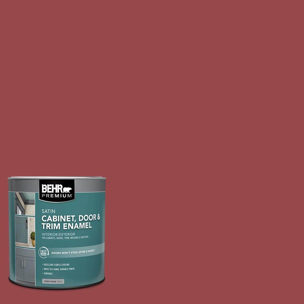 1 qt. #M140-6 Circus Red Satin Enamel Interior/Exterior Cabinet, Door & Trim Paint price history on PriceWatchPro