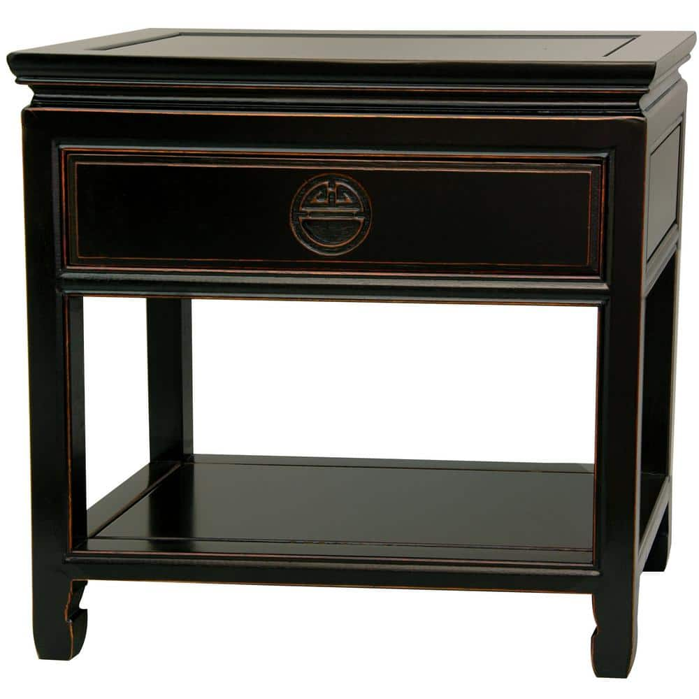 black oriental side table