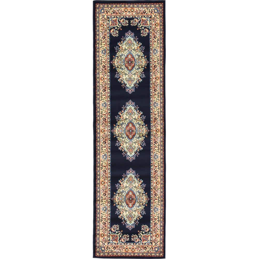 Reza Washington Navy Blue 2' 7 x 10' 0 Runner Rug price history on PriceWatchPro