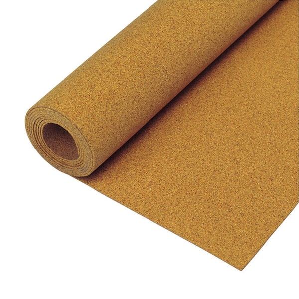 Natural Cork Underlayment Roll, Cork Tiles Home Depot
