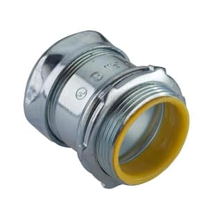 1 in. Electrical Metallic Tube (EMT) Compression Connector with Insulated Throat