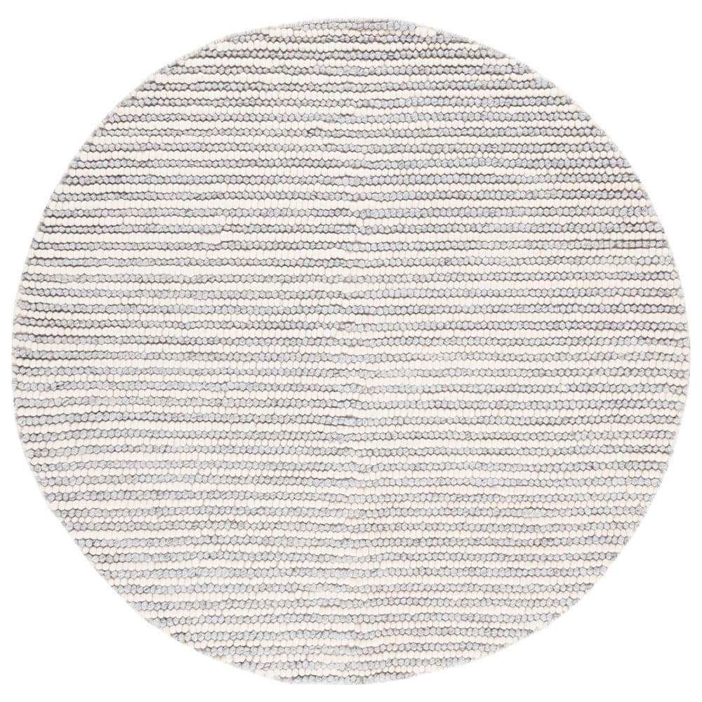 Natura 6 ft. x 6 ft. Ivory/Gray Basket Marle Round Area Rug price history on PriceWatchPro