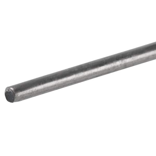 1/8 in. x 48 in. Plain Steel Cold Rolled Round Rod