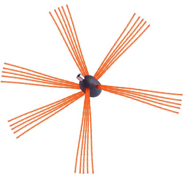 26 ft. Chimney Sweep Kit, with 8 Reinforced Nylon Flexible Rods, Ergonomic Chimney Cleaning Brush, 360º Brush