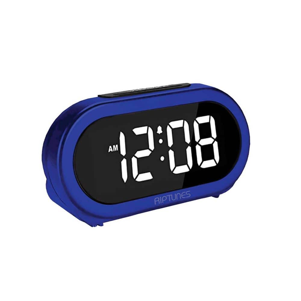 Digital Alarm Clock for Bedroom - 7 Color Night Light + Digital Wooden  Alarm Clock with Dual Alarm,Weekday/Weekend Mode,Adjustable Volume,Humidity  