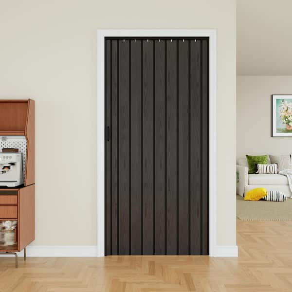 Spectrum 48 in. x 80 in. Express One Vinyl Espresso Accordion Door