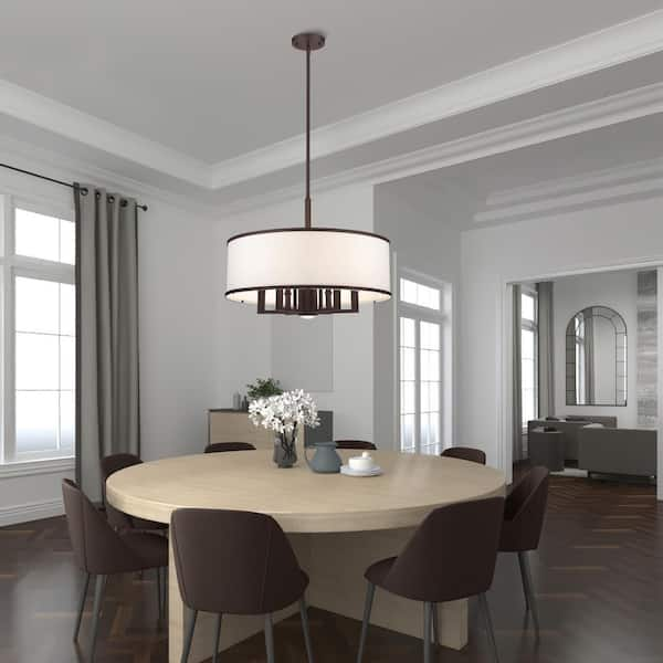 Park Ridge 7 Light Bronze Pendant Chandelier