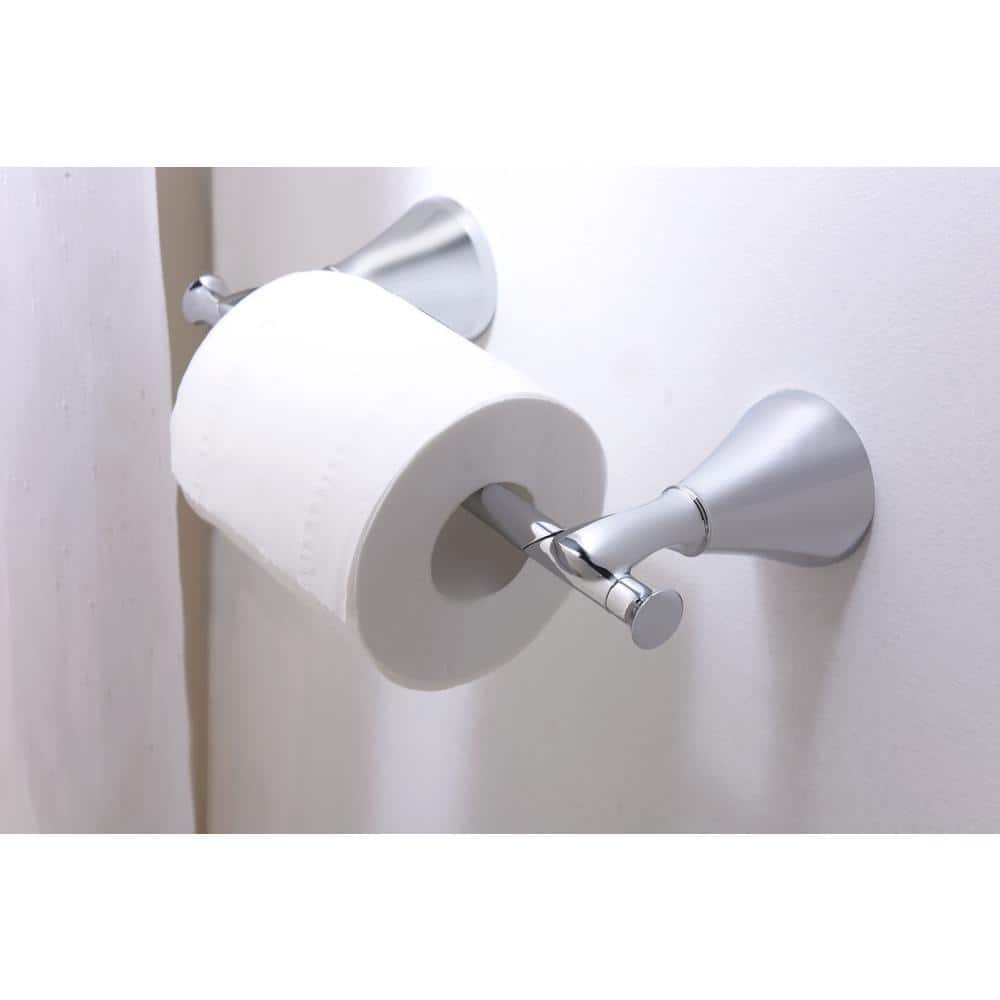 Majestic Polished Chrome Wall Mounted Toilet Paper Holder