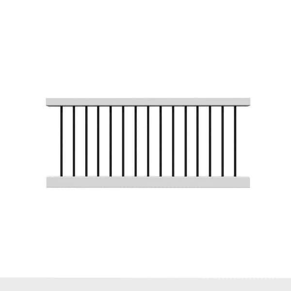 Trex Signature 8-ft x 36-in Classic White Aluminum Deck Rail Kit