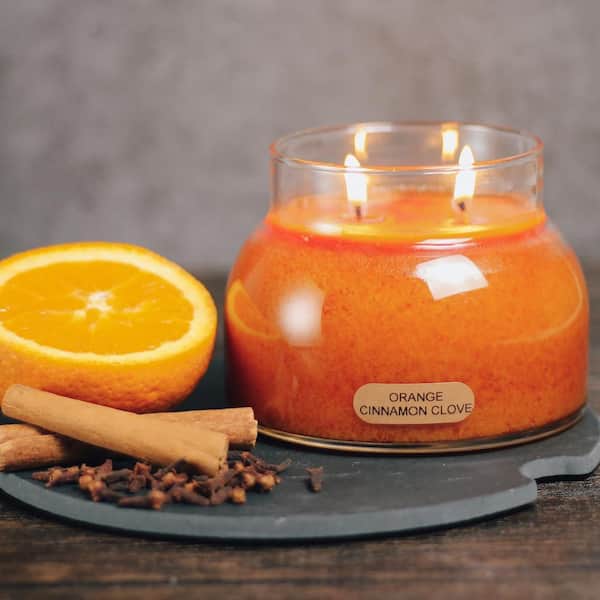 Keepers of the Light Orange Orange Cinnamon Clove 2 Wick 22 oz. Mama Candle