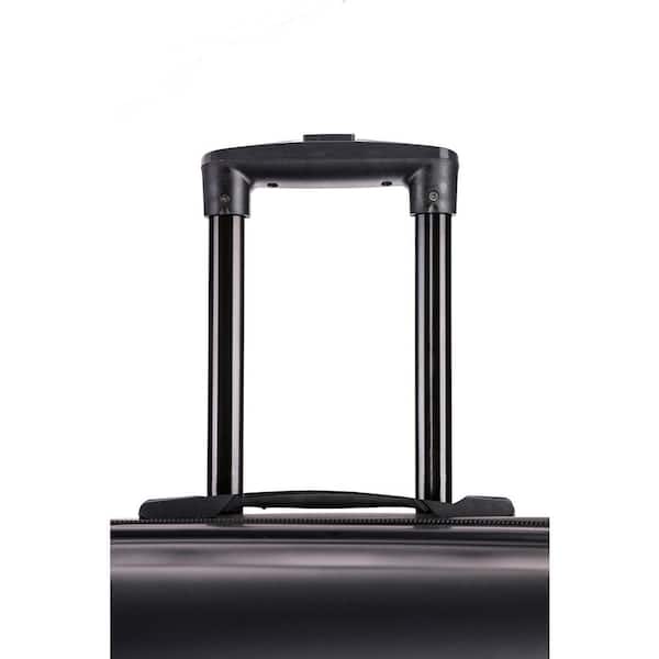 DUKAP Zonix 26 in. Black Lightweight Hardside Spinner Suitcase