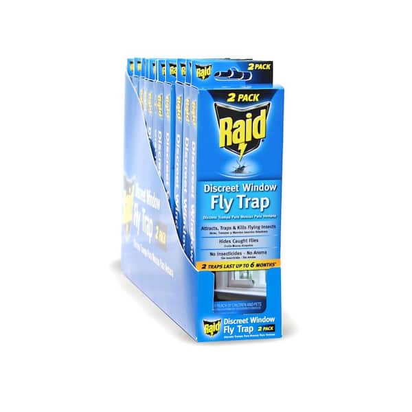 Raid Window Discreet Indoor Fly Trap (2-Pack/Case) (Total Number