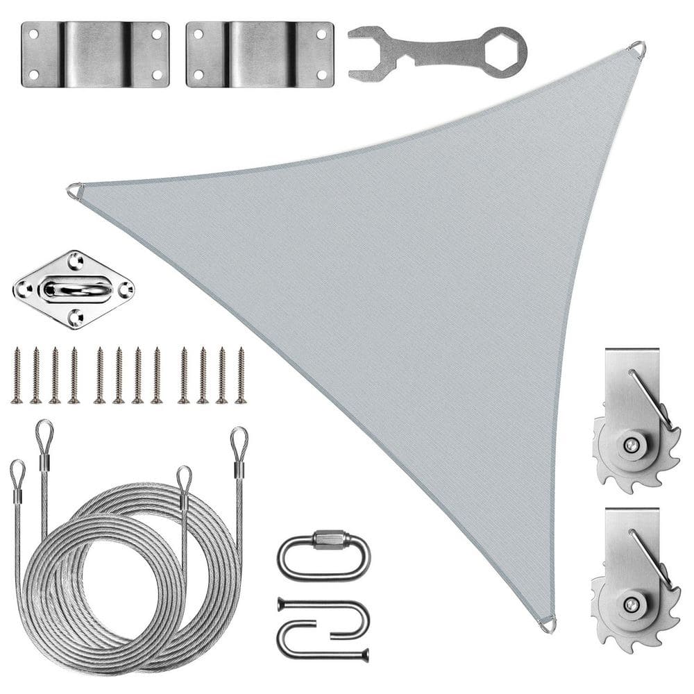 Pro Ring 32 ft. x 32 ft. x 32 ft. Triangle Sun Shade Sail with Hardware TAWAL-Grey price history on PriceWatchPro