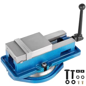 Bench Clamp Vise 4 in. High Precision Milling Vise with 360-Degree Swiveling Base