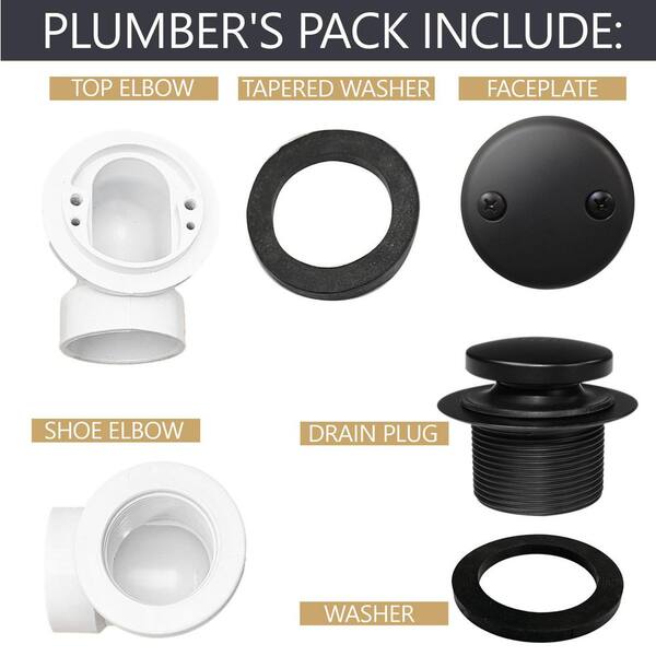 Westbrass Sch. 40 PVC 1-1/2 in. Course Thread Plumber's Pack Tip