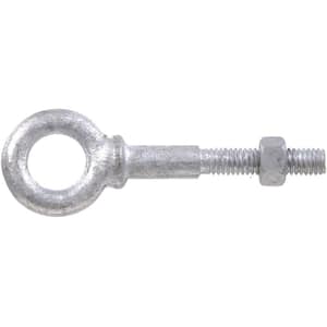 5/16-18 x 4-1/4 in. Forged Steel Hot-Dipped Galvanized Eye Bolt with Hex Nut in Shoulder Pattern (5-Pack)