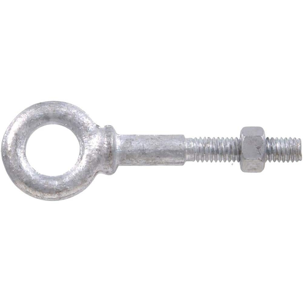 1/2-13 x 3-1/4 in. Forged Steel Hot-Dipped Galvanized Eye Bolt with Hex Nut in Shoulder Pattern (5-Pack) -  The Hillman Group, 851892