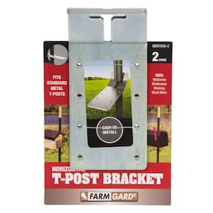 Horizontal T-Post Bracket (2-Pack)