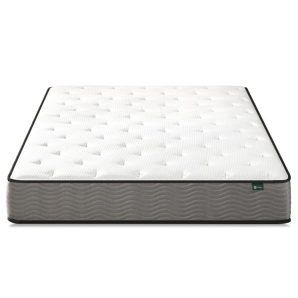 Zinus True Support Full Firm Tight Top Pocket Spring Hybrid 10 in. Mattress