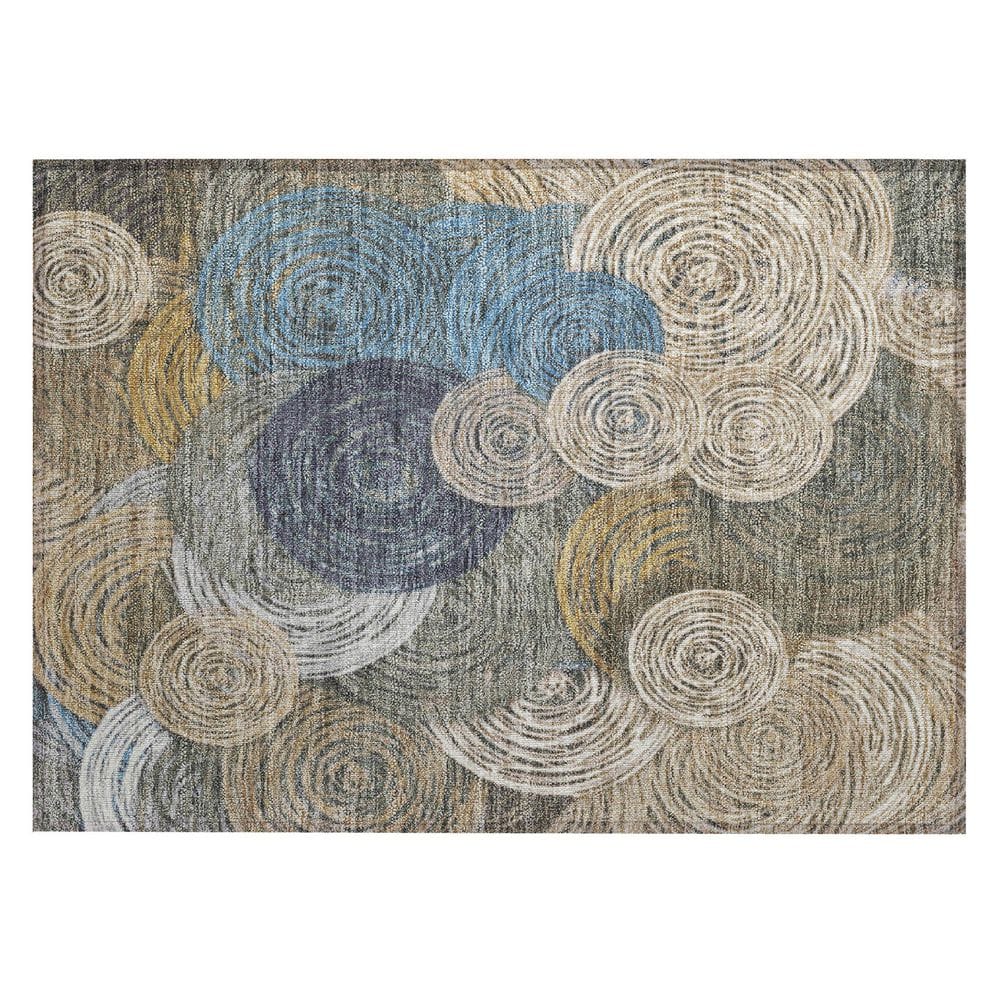 Chantille Machine Washable Indoor/Outdoor Abstract ACN2267 Beige 1 ft. 8 in. x 2 ft. 6 in. Accent Rug price history on PriceWatchPro