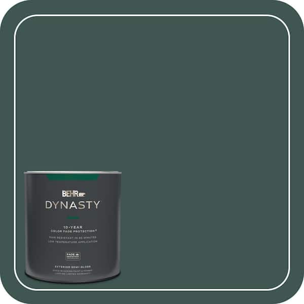 BEHR DYNASTY 1 qt. Home Decorators Collection #HDC-CL-21A Dark Everglade Semi-Gloss Exterior Stain-Blocking Paint & Primer