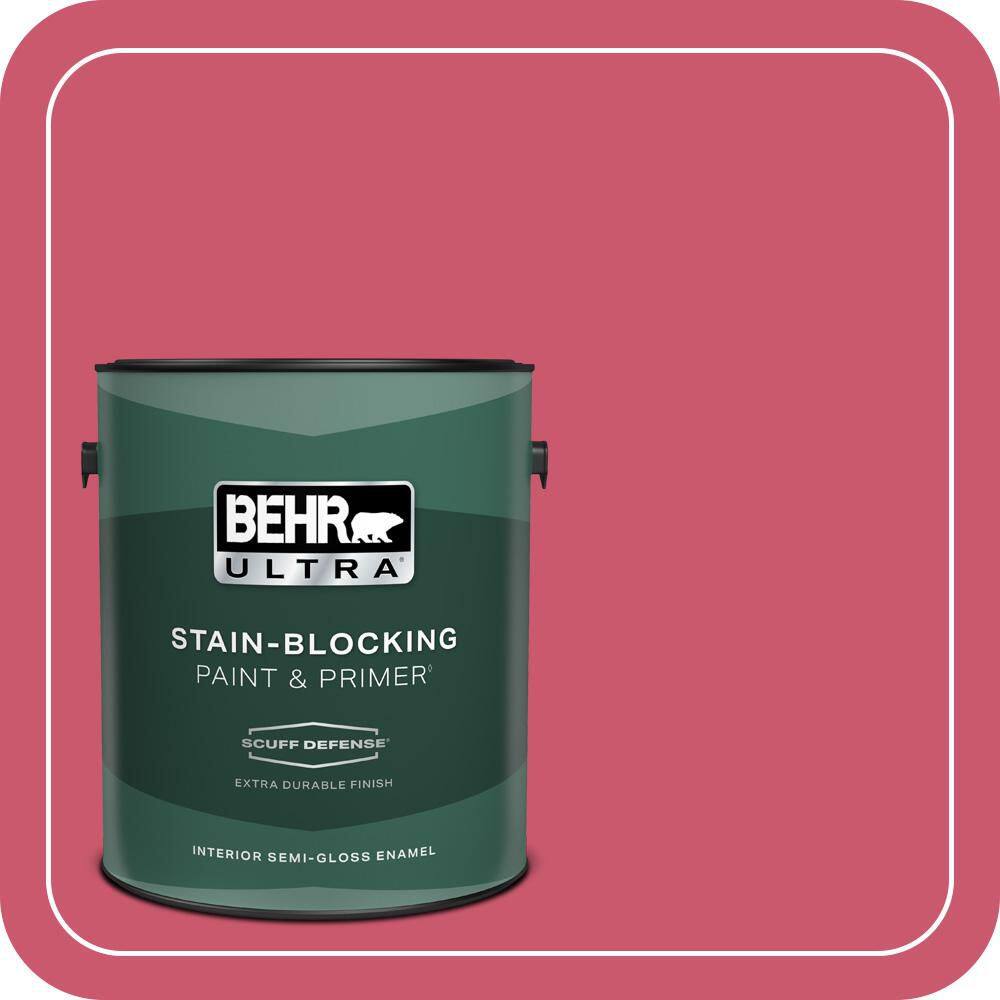 1 gal. #T11-15 Pinkelicious Extra Durable Semi-Gloss Enamel Interior Paint & Primer price history on PriceWatchPro