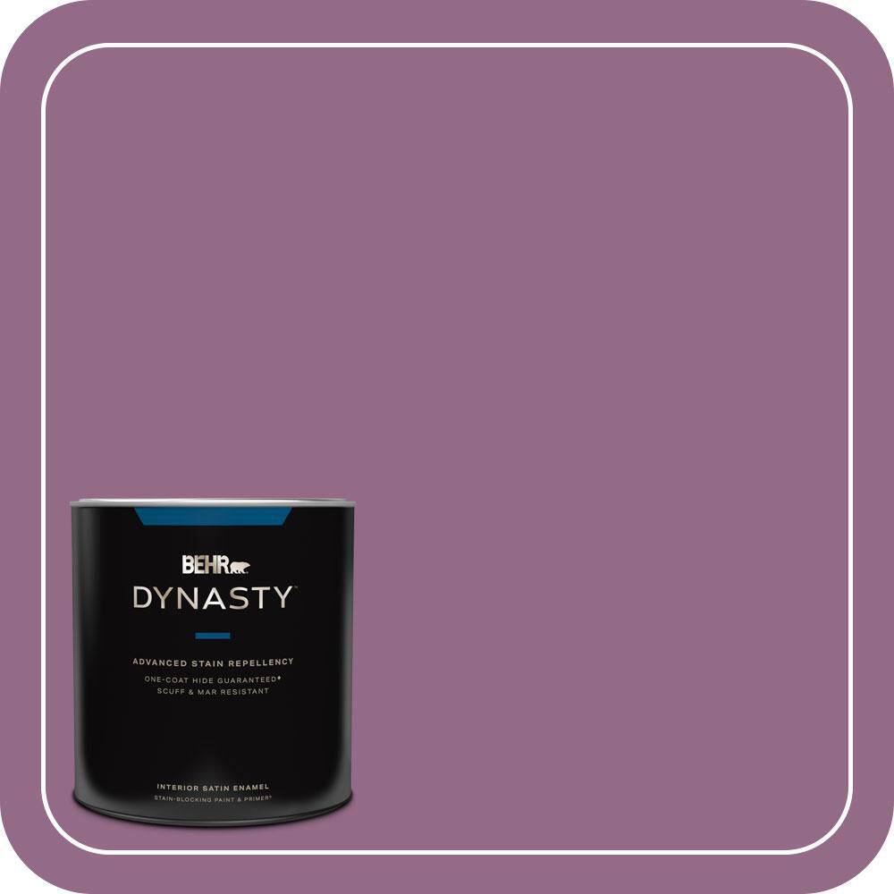1 qt. #680D-6 Lantana Satin Enamel Interior Stain-Blocking Paint & Primer price history on PriceWatchPro