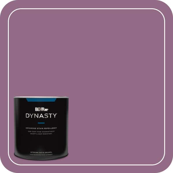BEHR DYNASTY 1 qt. #680D-6 Lantana Satin Enamel Interior Stain-Blocking Paint & Primer