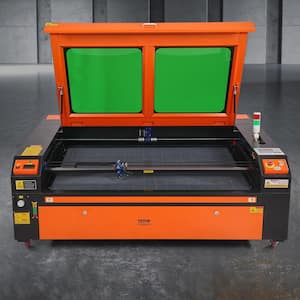 130-Watt CO2 Laser Engraver 35 x 55 in. 19.7 Laser Cutter Machine with 2-Way Pass Air Assist for Wood Acrylic Fabric