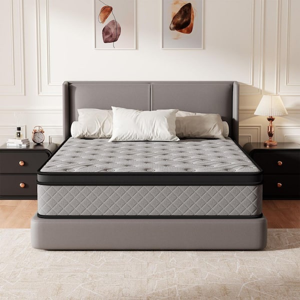 VelaDream Full Medium Hybrid Gel Memory Foam 14 in. Reinforced