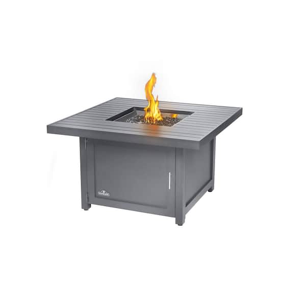 NAPOLEON 19 in. x 19 in. Hamptons Square Patioflame Table Aluminum Construction Fire Bowl