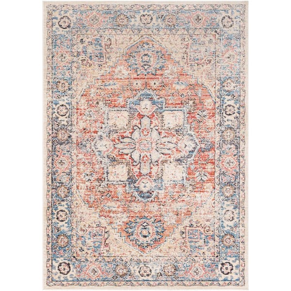 Livabliss Bowie Cream 8 ft. 10 in. x 12 ft. Indoor/Outdoor Area Rug