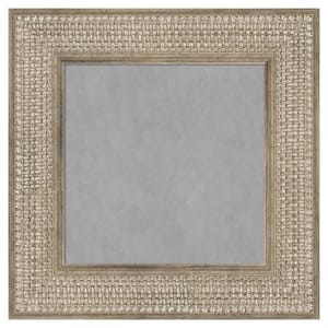 Trellis Silver 18 in. x 18 in Framed Magnetic Board