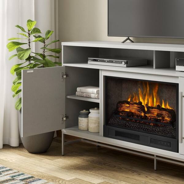 SCOTT LIVING KAPLAN 60 in. Freestanding Media Console Wooden