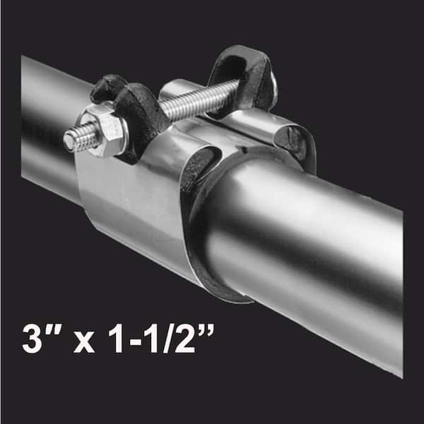 1 inch deals pipe repair clamp