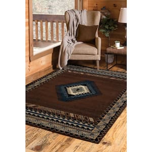 Manhattan Tucson Brown 1 ft. 10 in. x 3 ft. Accent Area Rug