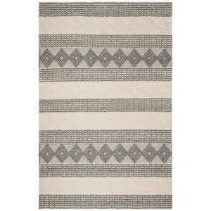 Natura Gray/Ivory 4 ft. x 6 ft. Abstract Area Rug