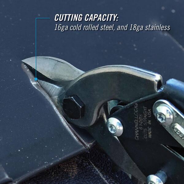 Channellock 1.22 in. Straight-Cut Bulldog Snip 610BS - The Home Depot