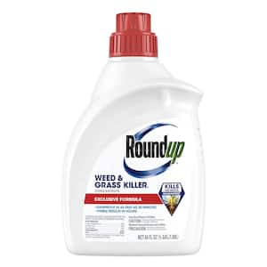 Weed and Grass Killer 4 Concentrate, 64 fl. oz., Visible Results in Hours
