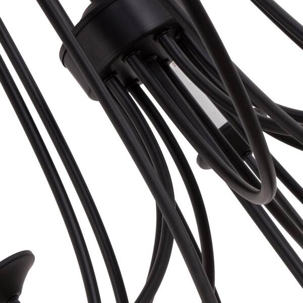 Maxax Boise 20 -Light Black Candle Style Classic Chandelier
